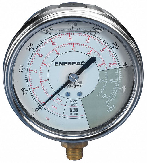 K4567 Pressure Gauge 0 to 10000 psi 4 Dial