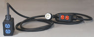 PowerStringer 30ft Black 12AWG Round