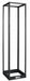 Open Frame Rack 45in H 45U Steel 22 in D