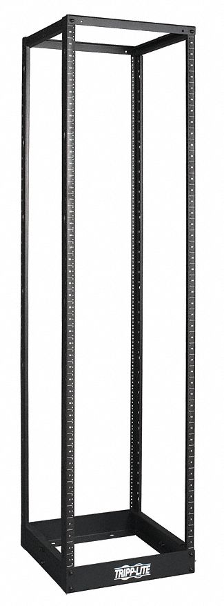 Open Frame Rack 45in H 45U Steel 22 in D