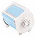 ContinuousLabelStock Blue Gloss 4inW