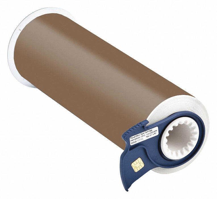 ContinuousLabelStock Gold Gloss 10inW