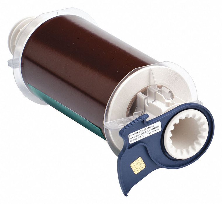 ContinuousLabelStock Brown Gloss 6inW