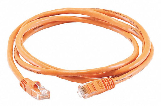 M3395 Patch Cord Cat 5e Booted Orange 5.0 ft.