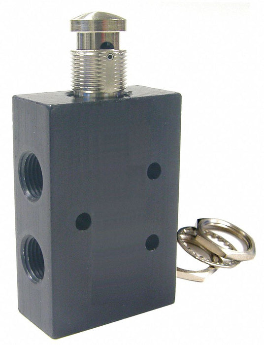 Manual Air Control Valve Button Aluminum