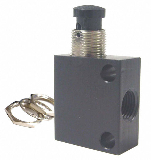 Manual Air Control Valve Button Aluminum