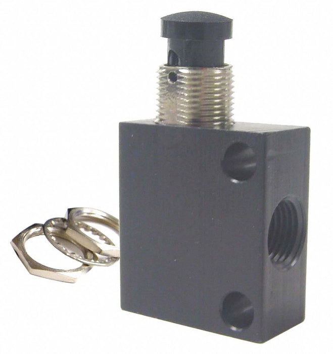Manual Air Control Valve Button Aluminum