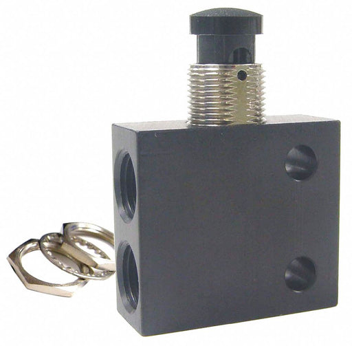 Manual Air Control Valve Button Aluminum