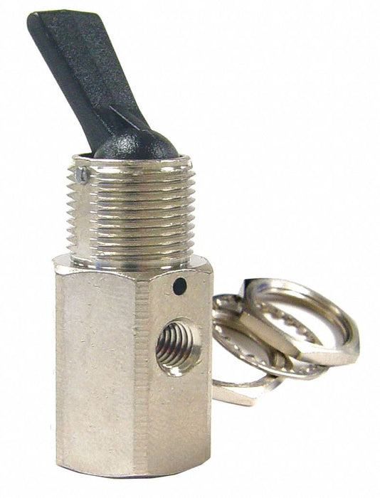 Manual Air Control Valve Toggle Brass