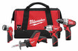 Cordless Combination Kit 4 Tools 12V DC