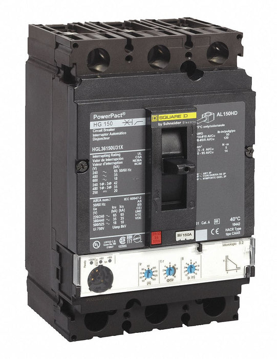 Circuit Breaker 60A 3P 600VAC HG