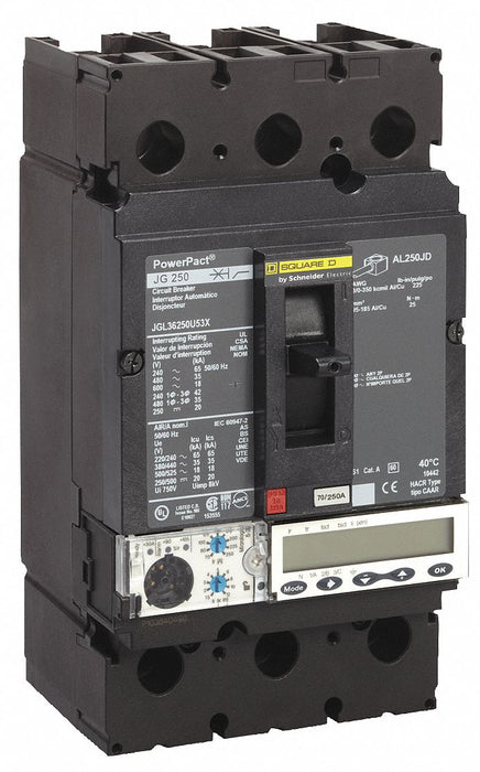 Circuit Breaker 250A 3P 600VAC JG