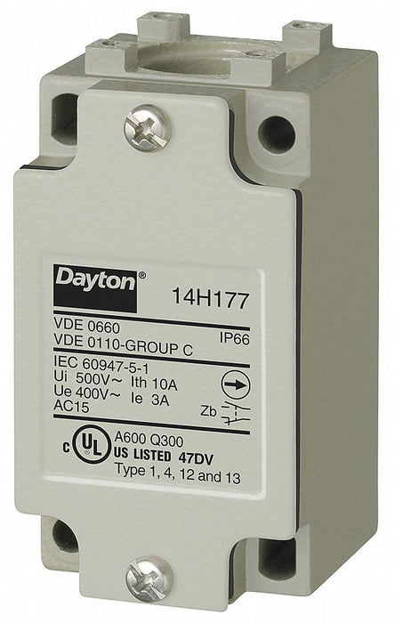 Limit Switch Body 1NO/1NC