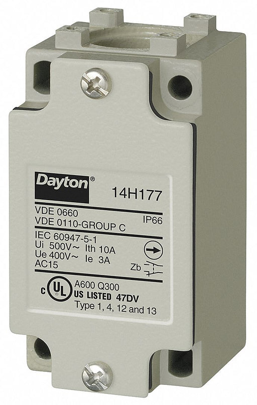 Limit Switch Body 1NO/1NC