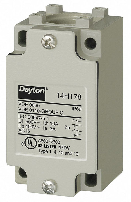 Limit Switch Body 2NO/2NC