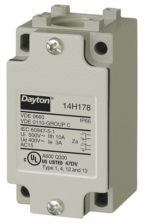 Limit Switch Body 2NO/2NC