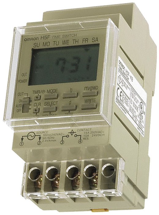 Electronic Timer Light Gray Plastic