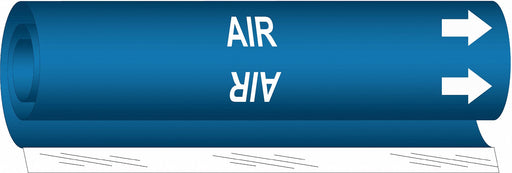 Pipe Marker Air 9 in H 8 in W