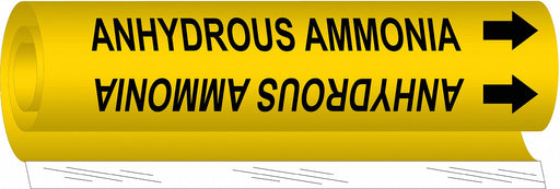 Pipe Marker Anhydrous Ammnia 9in H 8in W