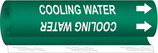 Pipe Marker Cooling Water 9 in H 8 in W