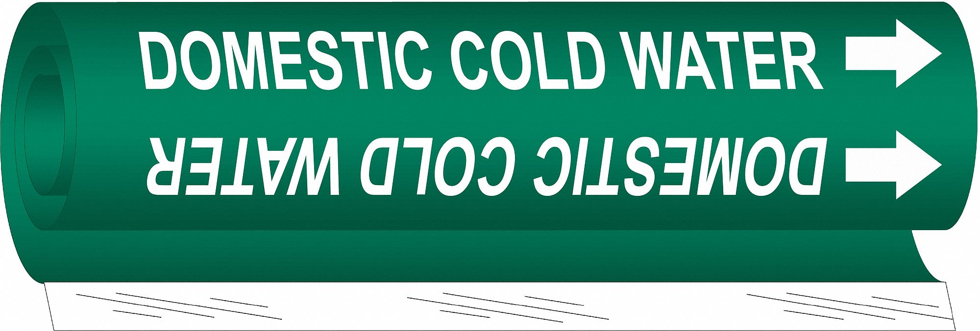 Pipe Mrkr Domstc Cold Watr 26in H 12in W