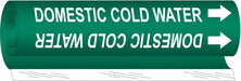 Pipe Mrkr Domestic Cold Watr 5in H 8in W