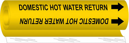 Pipe Mrkr Domestic Hot Watr Return 9in H