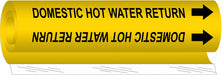 Pipe Marker Domestic Hot Water Return