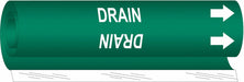 Pipe Marker Drain 5 in H 8 in W