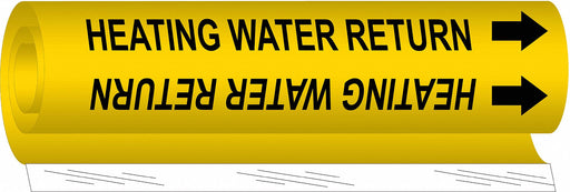 Pipe Mrkr Heating Watr Retrn 9in H 8in W