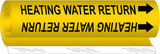 Pipe Marker Heating Water Return 26in H