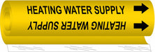 Pipe Mrkr Heating Watr Spply 9in H 8in W