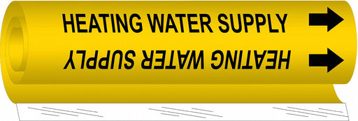 Pipe Mrkr Heating Watr Spply 9in H 8in W