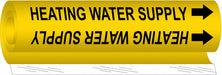 Pipe Marker Heating Water Supply 26in H