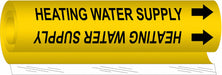 Pipe Mrkr Heating Watr Spply 5in H 8in W