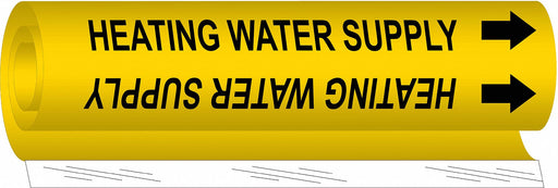 Pipe Mrkr Heating Watr Spply 5in H 8in W