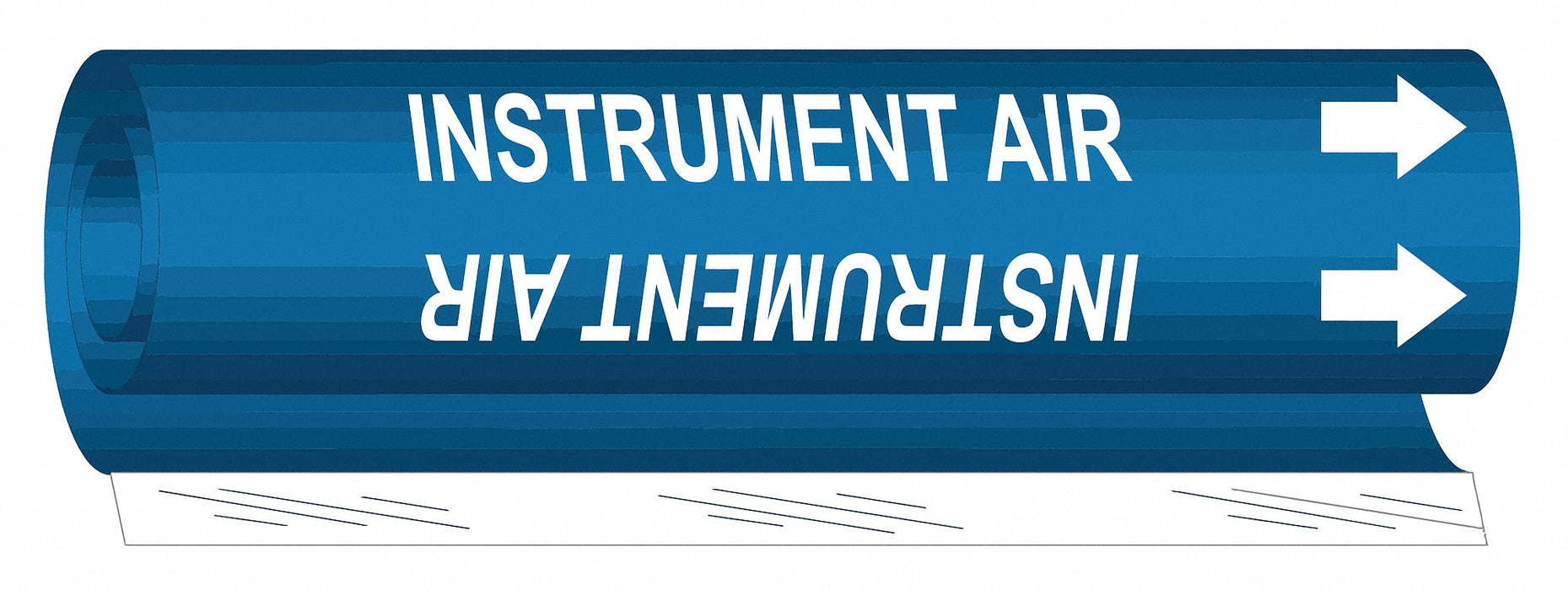 Pipe Marker Instrument Air 26in H 12in W