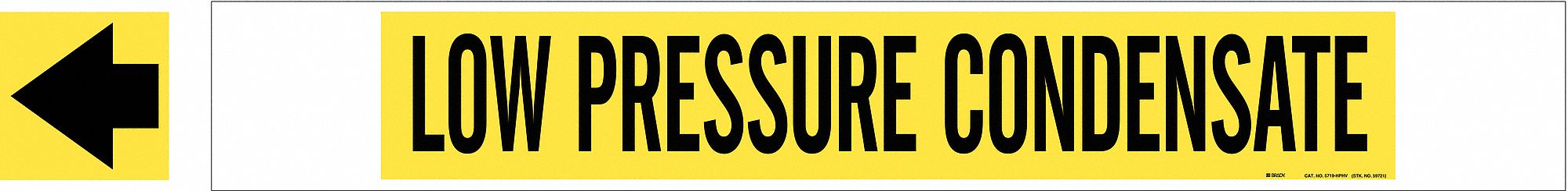 Pipe Markr Low Pressure Condensate 4in H