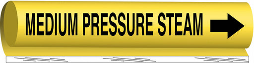 Pipe Marker Medium Pressure Steam 26in H