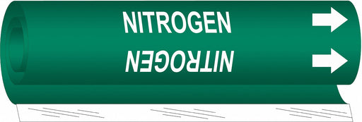Pipe Marker Nitrogen 9 in H 8 in W