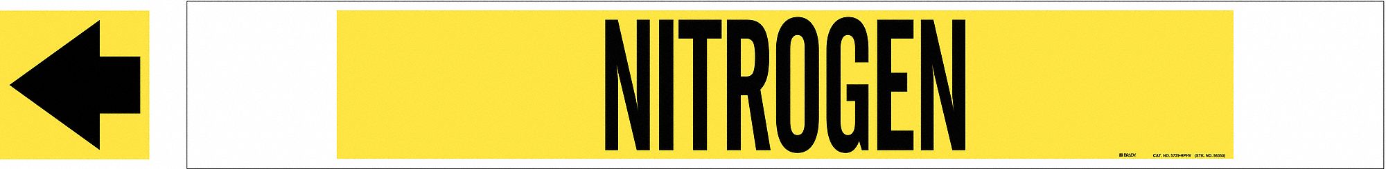 Pipe Marker Nitrogen 4 in H 24 in W