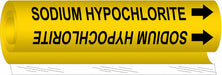 Pipe Mrkr Sdium Hypochlrte 26in H 12in W