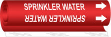 Pipe Markr Sprinkler Water 26in H 12in W