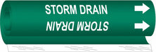 Pipe Marker Storm Drain 9 in H 8 in W