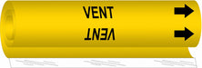 Pipe Marker Vent 5 in H 8 in W