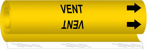 Pipe Marker Vent 5 in H 8 in W