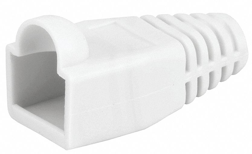 Relief Boot RJ45 White PK50