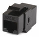 Datacom Jack Cat5e Inline Coupler Black