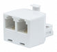 T Adapter 6P4C - 1M/2F