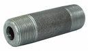 Black Pipe Nipple Threaded 3/4x11 In